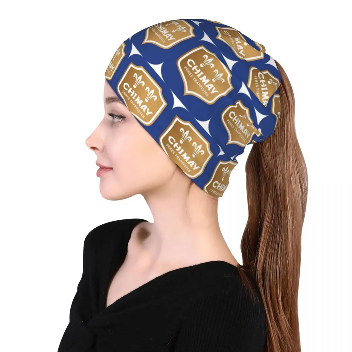 Chimay Logo Bandana Neck Cover Mask Scarf Multifunction Headband Beanies Hat for Men Women Adult All Season - view 5