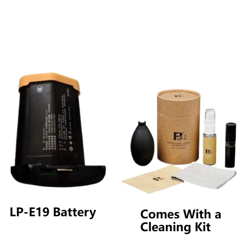 New Camera Battery LP-E19 LP-E4N 12.6V 3400mAh with LCD Charger Fast Charger for Canon EOS 1DX/1Ds Mark III/1D Mark III