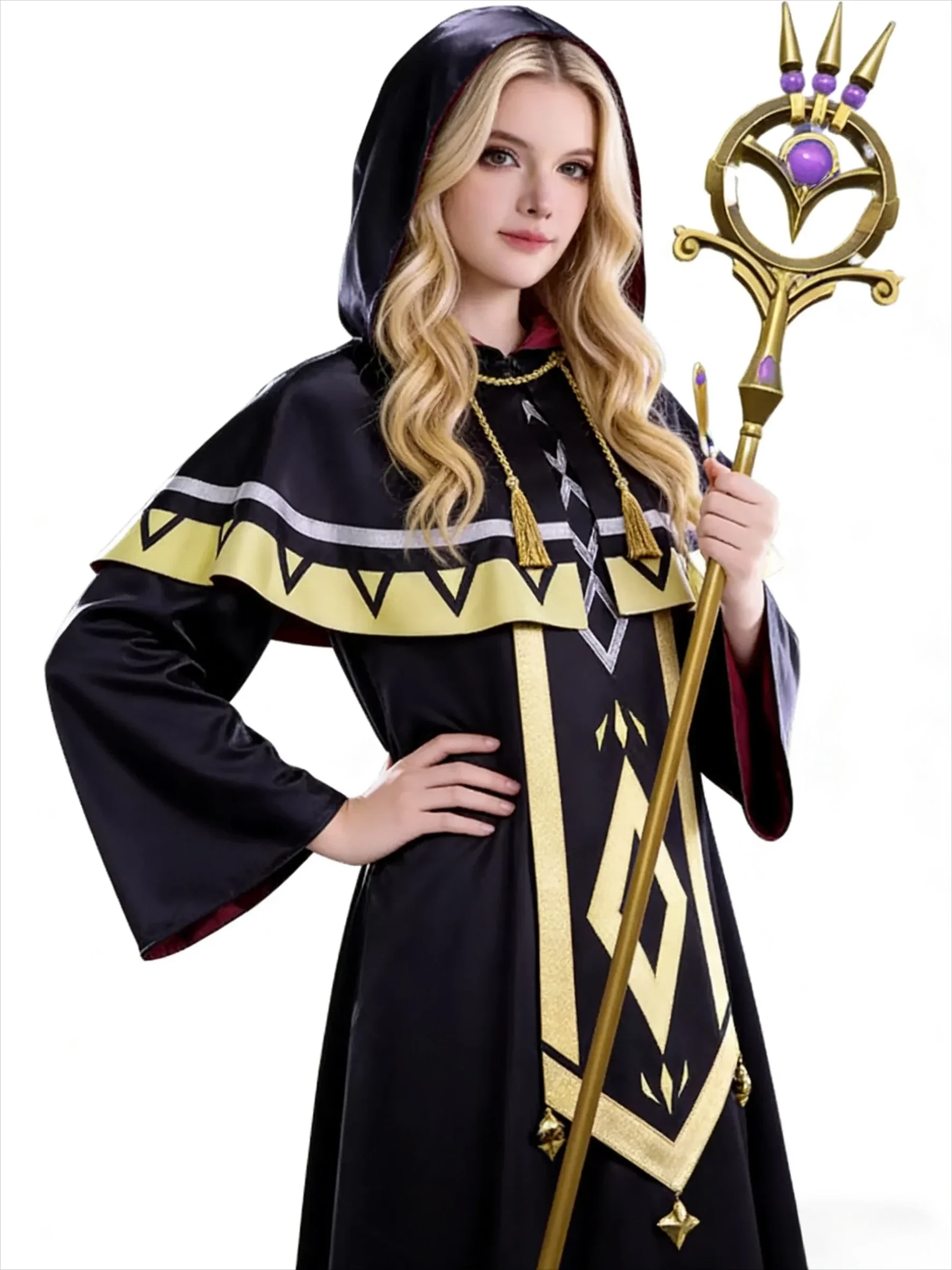 

Anime Secrets of The Silent Witch Monica Everett Silent Witch Everett Cosplay Animation Role-playing Costume Contains Wigs