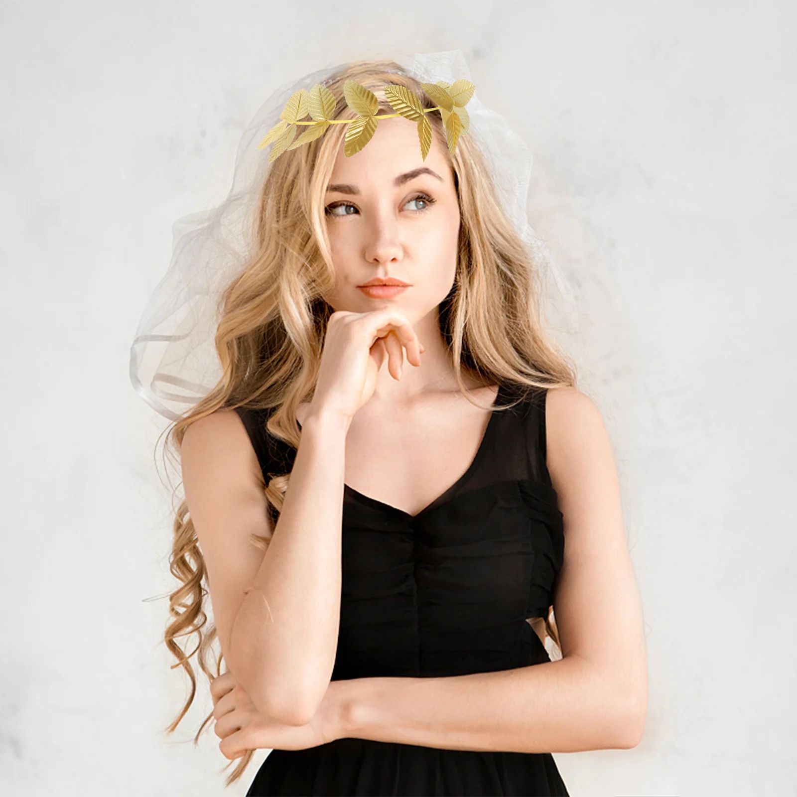 

12 шт., повязка на голову с листьями лозы, свадебный головной убор, свадебный аксессуар для волос, подружки невесты, цветочные девушки, официальные мероприятия, корона в виде листьев