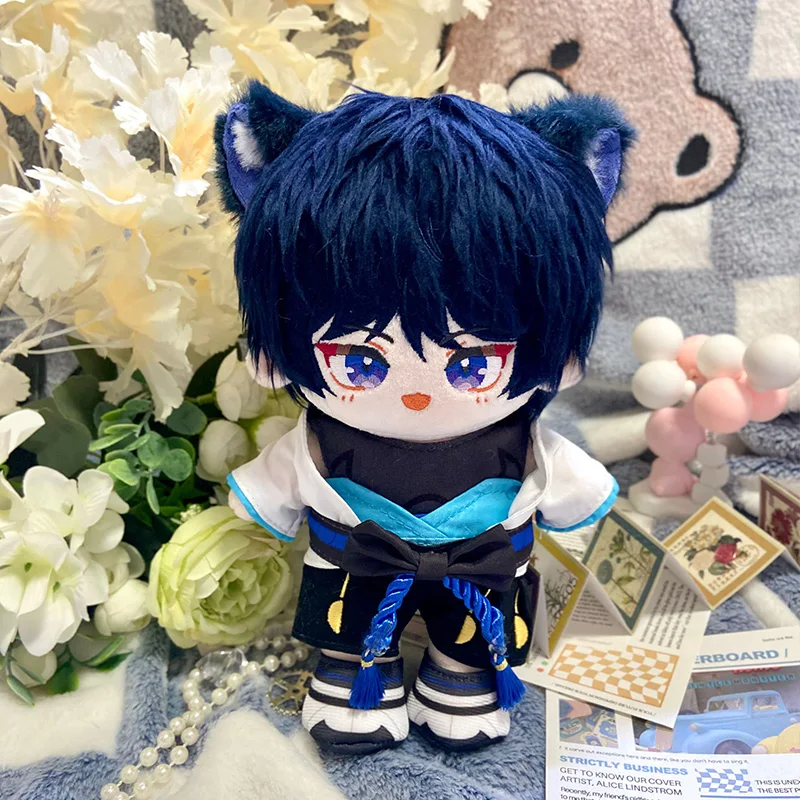 Game Genshin Impact Wanderer Plush Doll Stuffed Toy Anime Kunikuzushi Plushies Cartoon Boy Change Suit Dress Up Clothing Toys