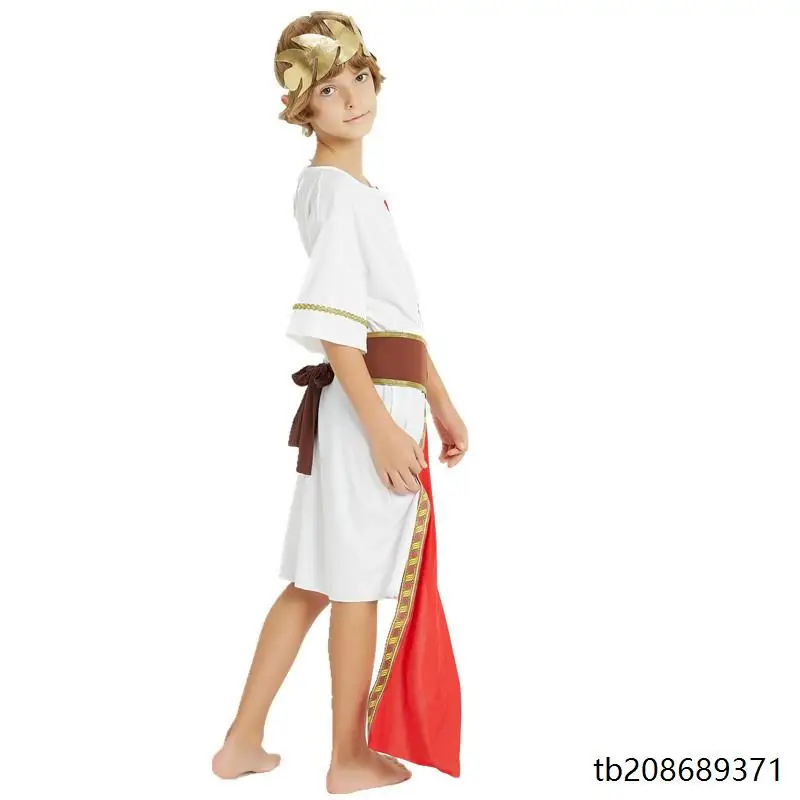 

loween Children's Princ Prince Clothes COS M Roman Warrior Medieval Knight Outfit Ladies Ethnic Stage Costume