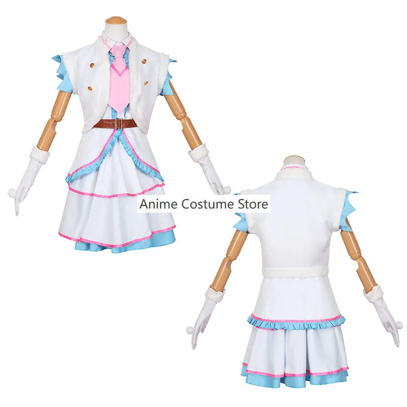 Anime LoveLive Snow Halation EliAyase Sonoda Umi Kotori Minami Maki Nishikino Cosplay Costume Love Live μ'S Snow Lolita Dress