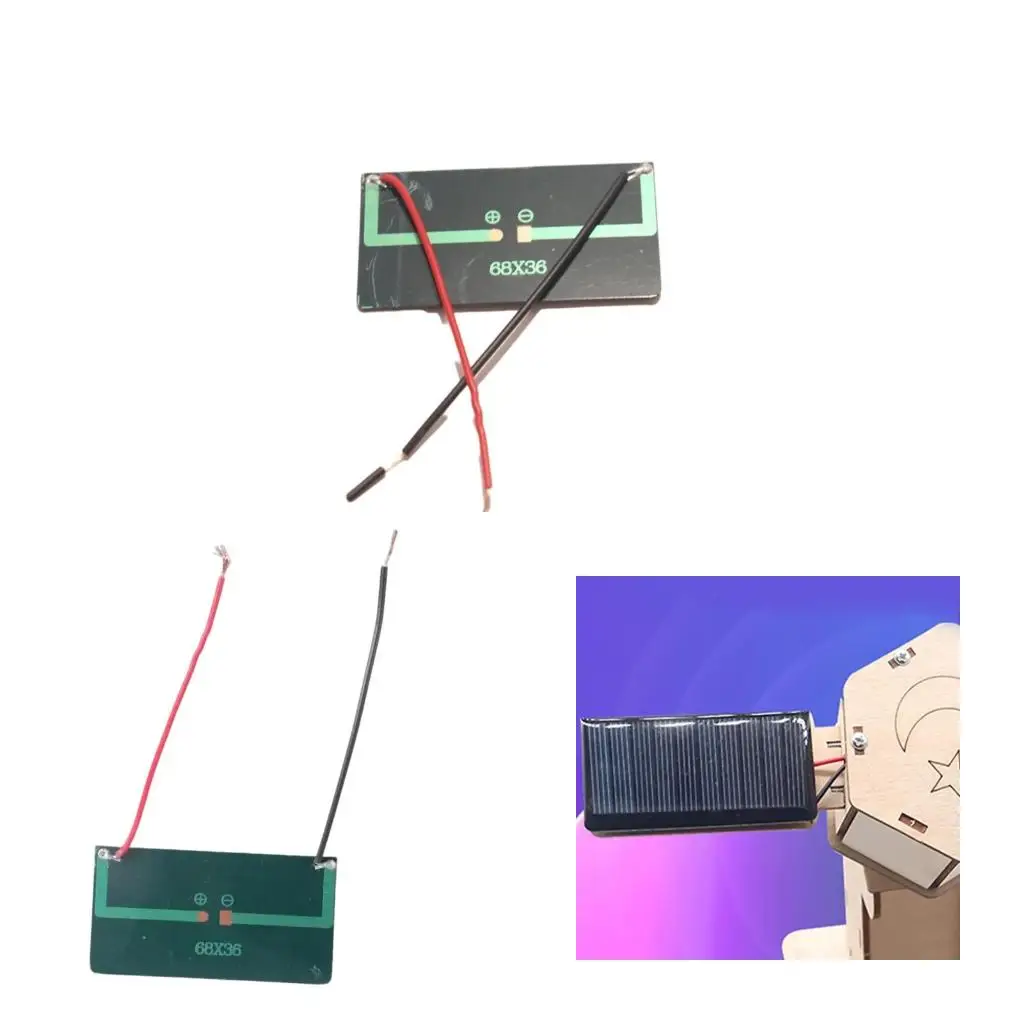  Innovative 5V 60mA Solar Panel   68x36mm 60mA Solar Charges Renewable for Green Energys solution & Outdoor Love   