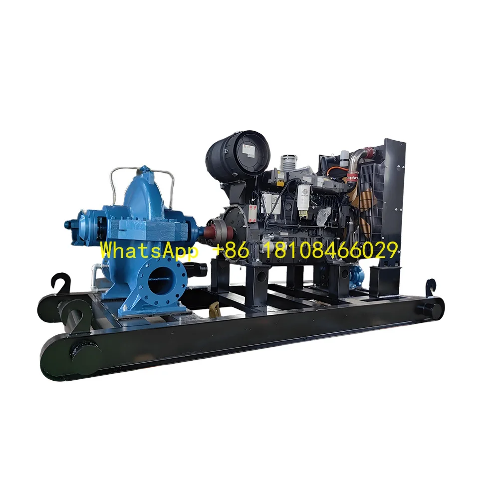 Bomba centrífuga a la venta motor horizontal de baja presión impulsado