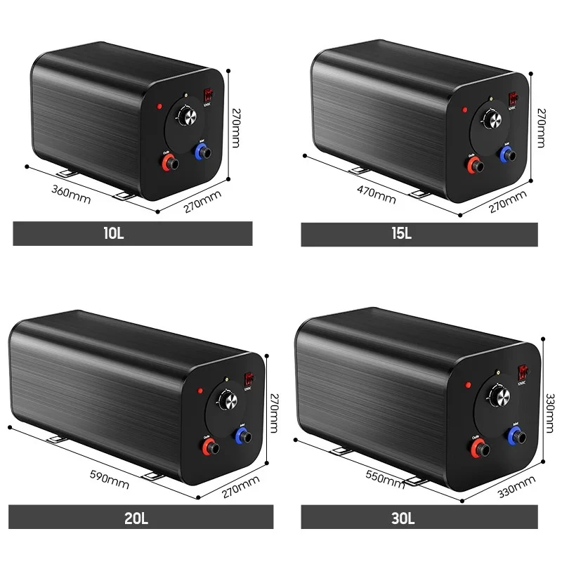 New Arrival 10L 15L 20L 30L DC12V 220V Water Boiler Hot Tank Storage Electric Water Heaters For RV Caravan Boat