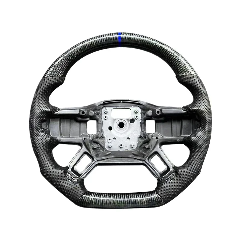 

Suitable for Land Rover Defender carbon fiber steering wheel modification, true carbon fiber cross-border supply