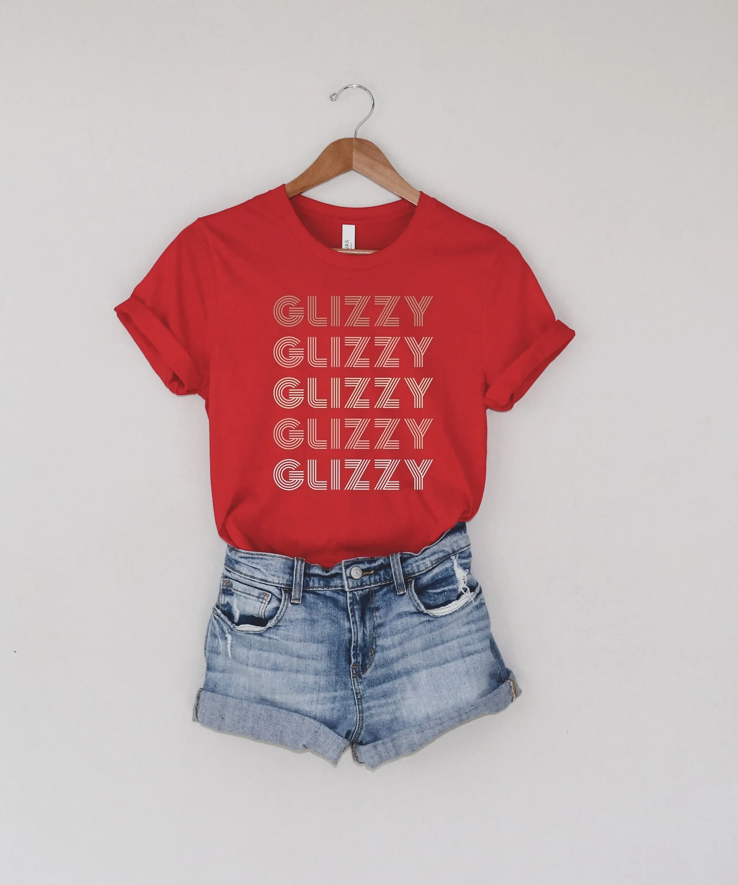 Retro Glizzy T Shirt Summer Vintage Colors Hotdog Gen Z For Her Funny Him 70 s