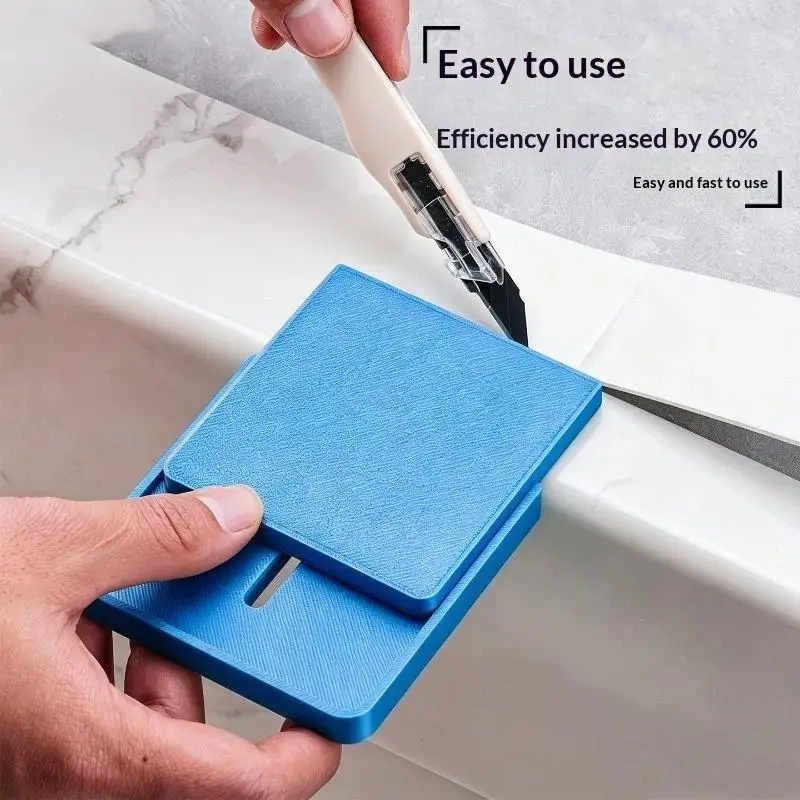 1Pcs High Precision Edge Trimming Guide Adjustable DIY Edge Wrap Cutting Template Tool for Woodworkers DIY Use