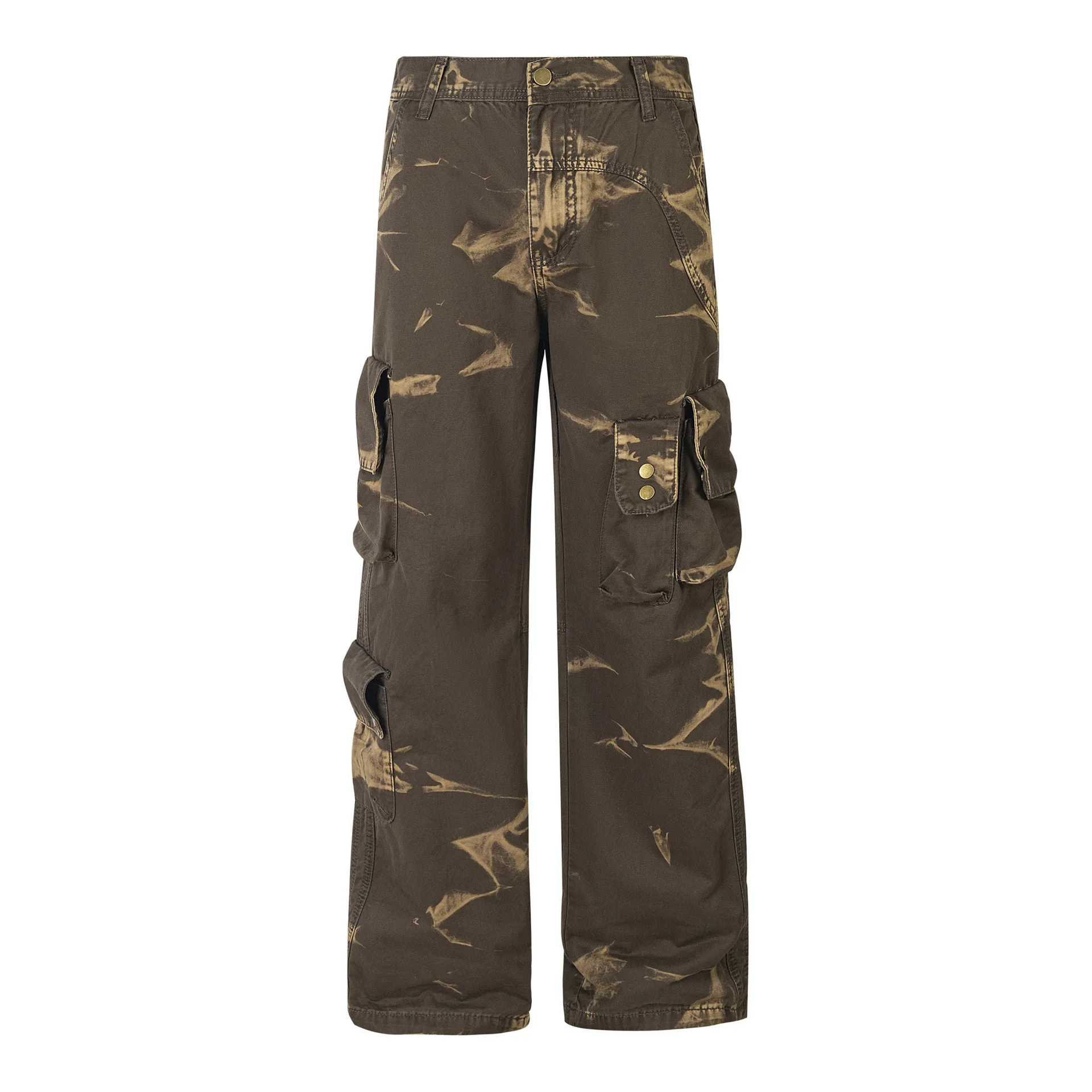 Pantalon cargo Hip Hop Fit pour homme, poches multifonctionnelles, High Street Respzed, CamSolomon Dulfjed