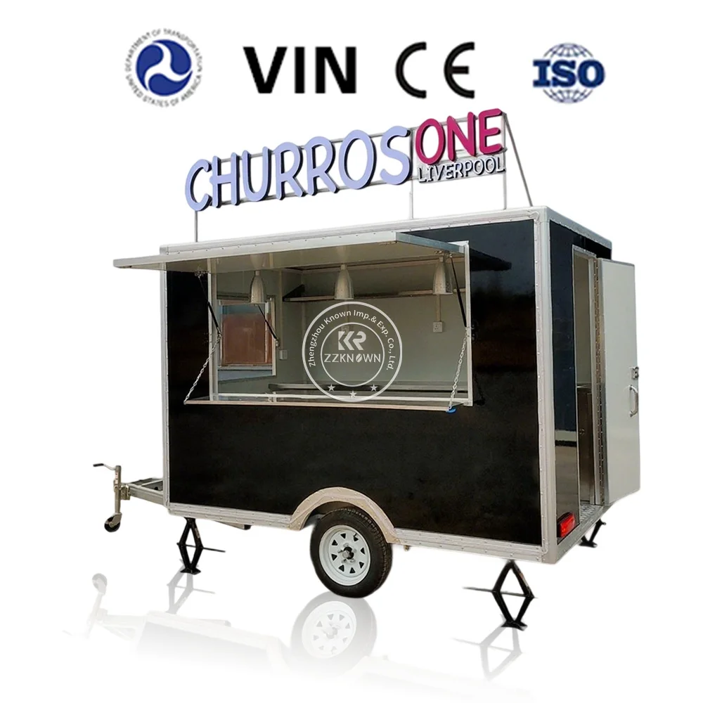 

Concession Coffee Kiosk Food Trailer Customized Catering Truck Hot Dog Coffee Carts Bakery Mobile Food Truck Full Equipped