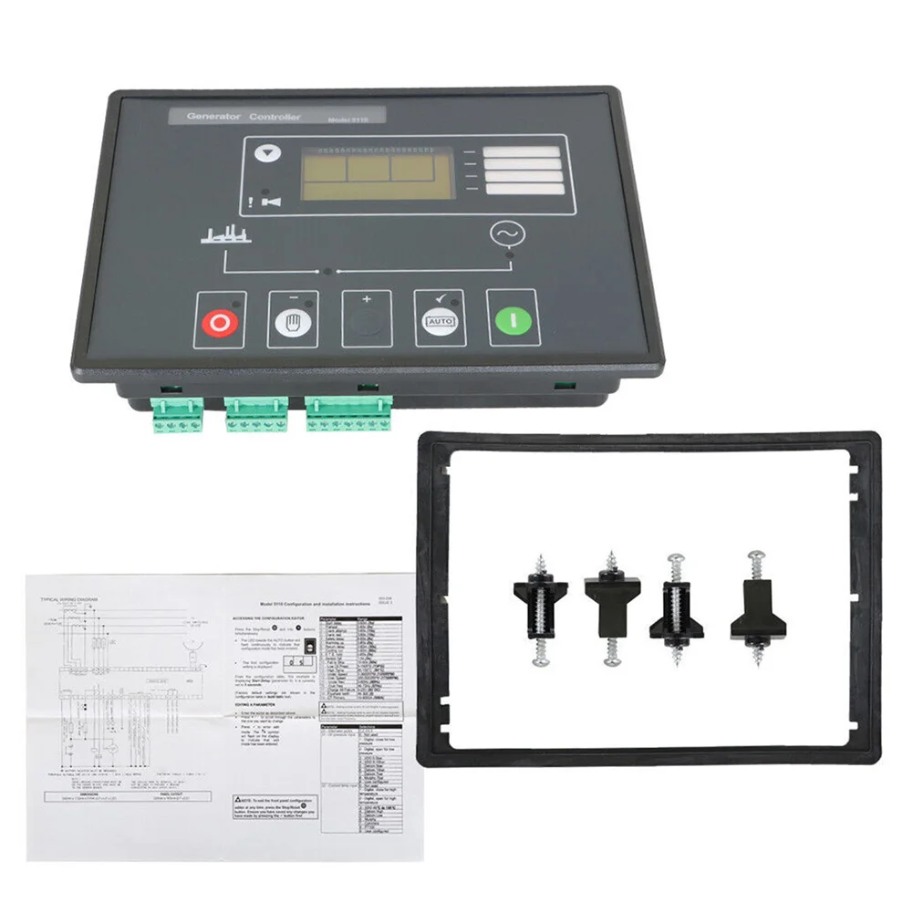 Gerador Do Módulo Do Controlador Eletrônico, Módulo De Controle, Display LCD, DSE5110, Mar Profundo, 1 Conjunto