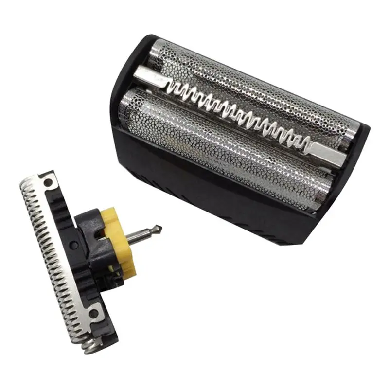 ABKR-2X 30B Razor Blade For Braun 310 5742 5743 195 197S 199,FIX400 4735 4736 4737 Replacement Shaver Mesh Cover Black