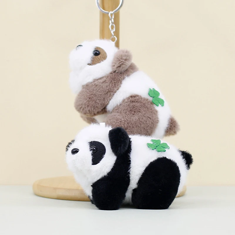 1PC Cute Plush Animal Panda Doll Toy Pendant Keychain Backpack Hangings Ornaments Gifts