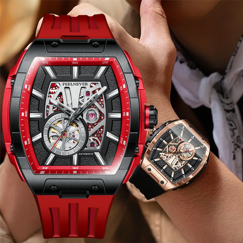 

Мужские механические часы LIGE 8250, роскошные мужские часы из нержавеющей стали 316L с сапфировым стеклом, водонепроницаемые автоматические часы для мужчин