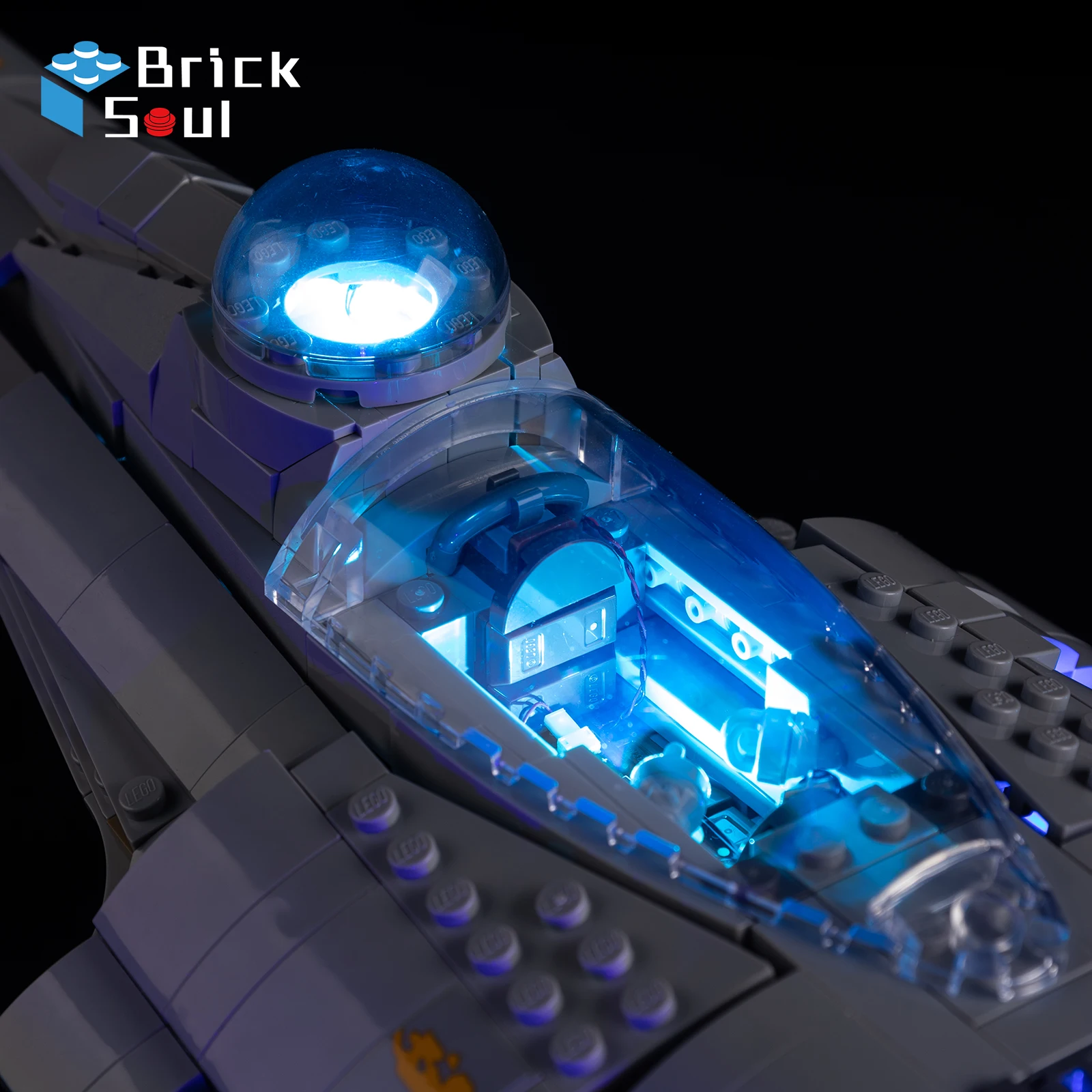 BrickSoul LED-Beleuchtungsset, geeignet für Lego The Mandalorian's N-1 Starfighter 75442 Modell, Bausteine nicht im Lieferumfang enthalten – Detail 1