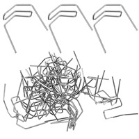 100pcs Welding Rods 0.8Mm Car Bumper Kit Plastic Weld Staple Metal Wave Repair Tool Hot Stapler Automotive Bumper Repair Wire