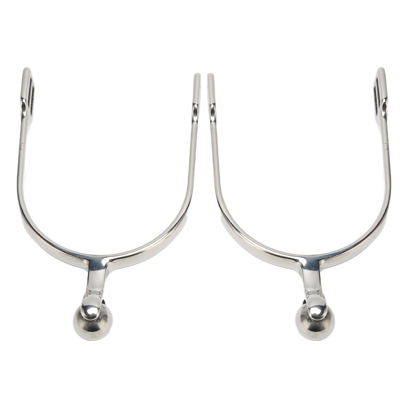 2 قطعة توتنهام الحصان النسائية من الفولاذ المقاوم للصدأ توتنهام غربية لركوب الخيل مع كرة دوارة لمزارع تدريب الخيل #3