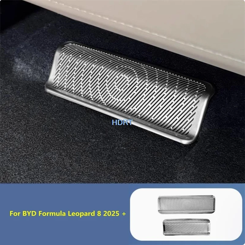 

Car Styling Seat Vent Outlet Dust Proof Cover Protector Decoration Accessories Interior Sticker For BYD Formula Leopard 8 2025 +
