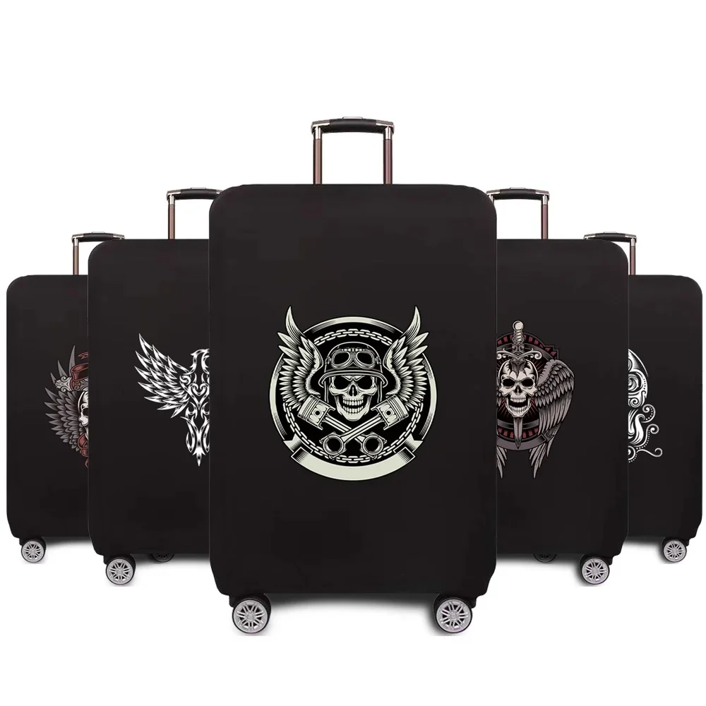 

Suitcase Cover Luggage Case Suitcase Protective Cover Travel Skull Pattern SeriesElastic Luggage Dust Cover 18-32 Suitcase