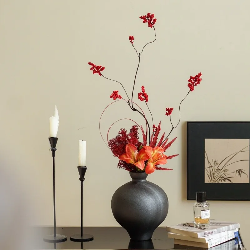 Minimalist Vases, Ceramic Vases, Home Decor, Desktop Floral Decorations, Decorative Vases