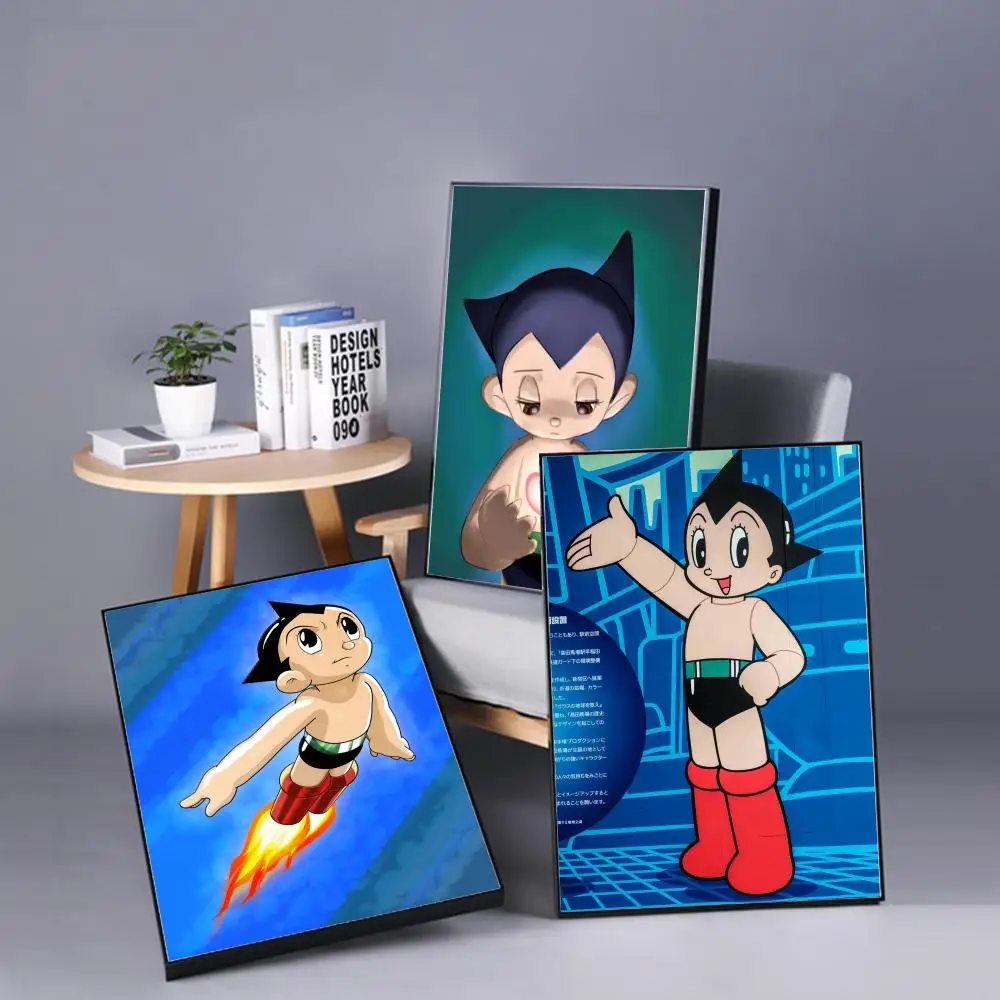 Anime-Astro Boy Poster Stickers Art Wall murales Decor Game Room Decor regali Kawaii HD Painting Cat Cars