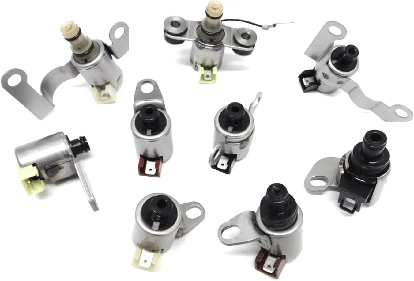 Transmission Solenoid Set OE 09A 09B JF506E RE5F01A 9pcs  Fits for 2002-2008 Jetta 2.0L Fits for 2003-2007 Mondeo 2.0L