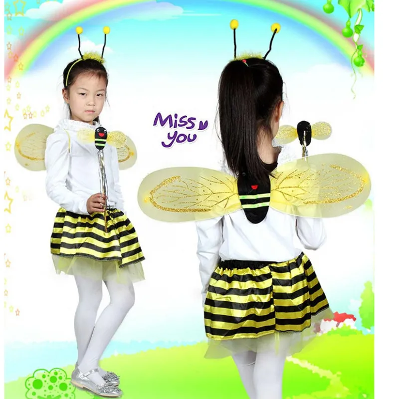 magic fairies dress up Rainbow Fairy Dress & Wings Size 3-4 main image 0