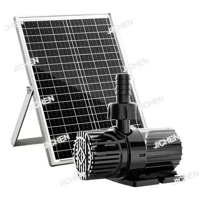 Bomba sumergible Solar HG para estanque de peces al aire libre, filtro de circulación de gran flujo BLDC, funcionamiento por batería, Boulder de elevación alta