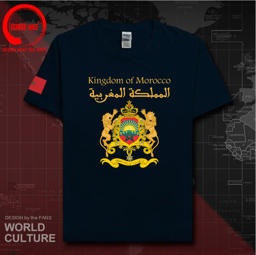 The Western Kingdom of Morocco Moroccan Men T Shirt Fashion Nation Team T-shirt Sporting Clothes Tees Country Pride MAR Clothing