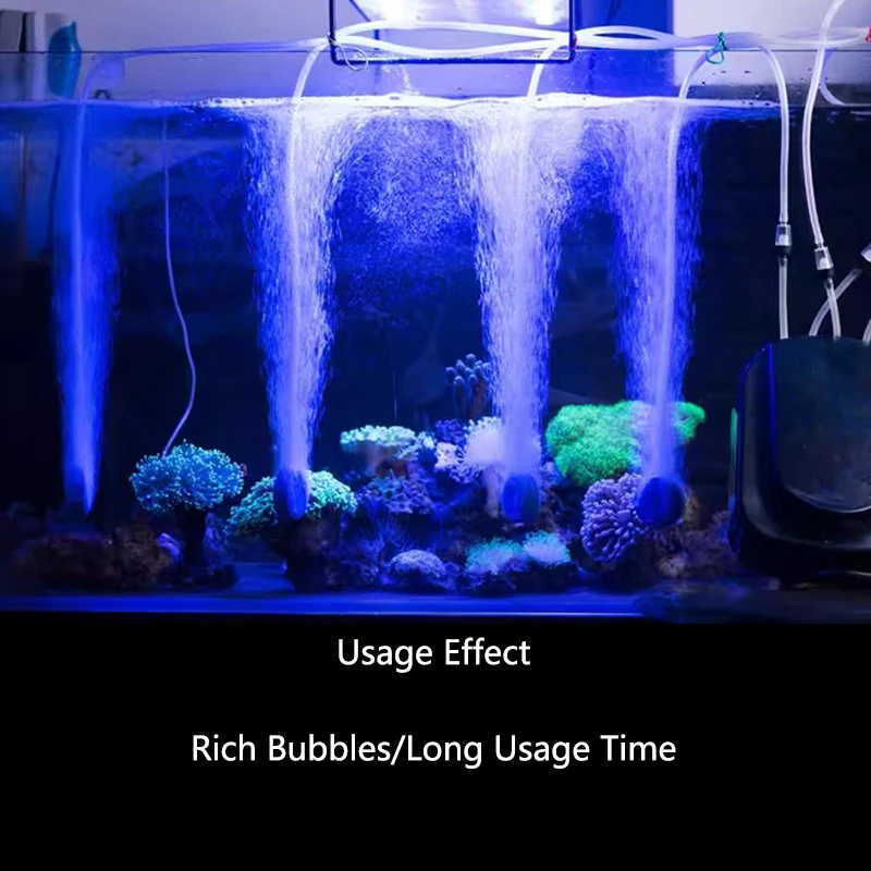 220~240V Silent Aquarium Oxygen Air Pump Fish Tank Adjustable Air Volume High Power Oxygenator Air Compressor Aerator ﻿3/5/8/10W