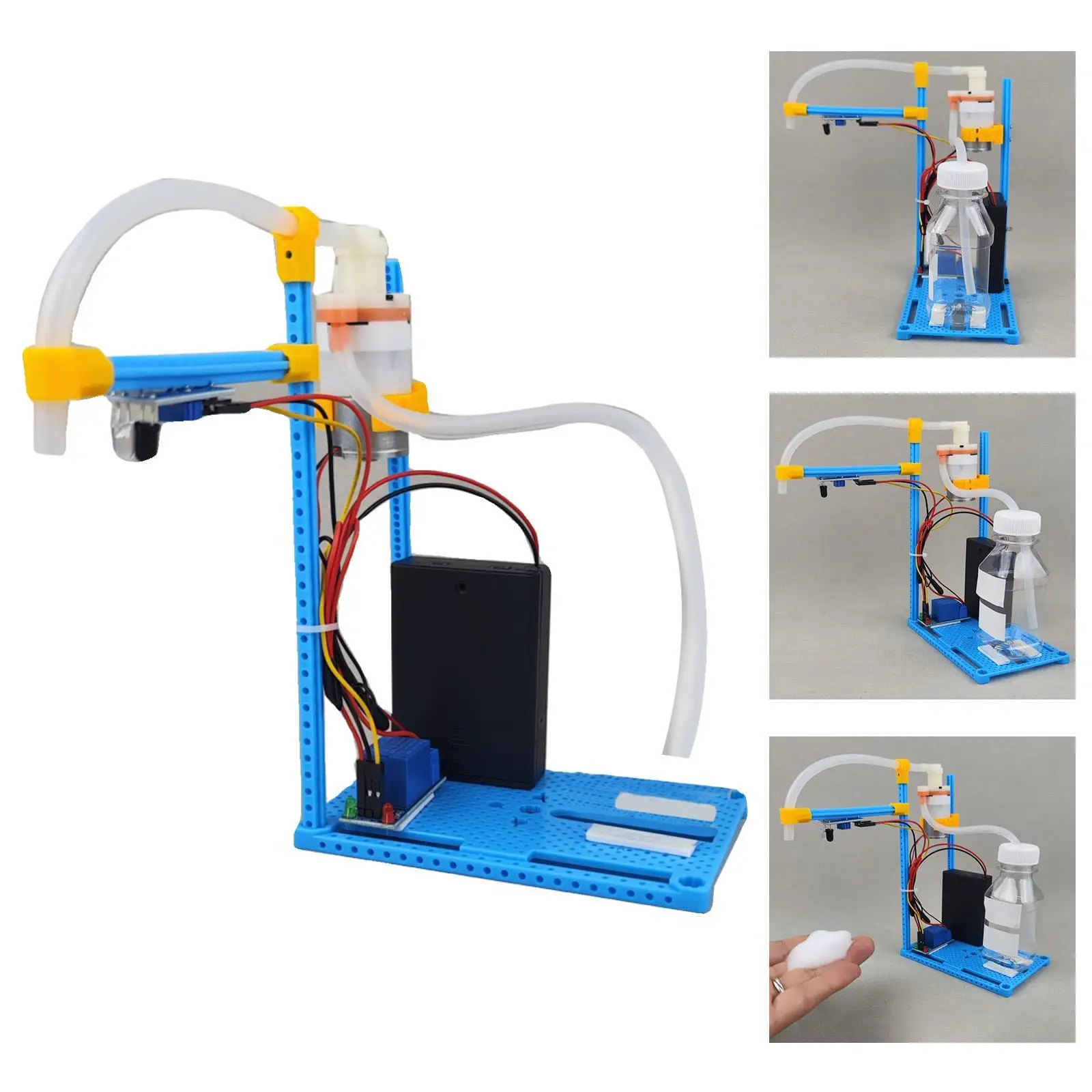 Touchless Hand Soap Dispenser Material 3D Puzzle Assembly Assembled Kids