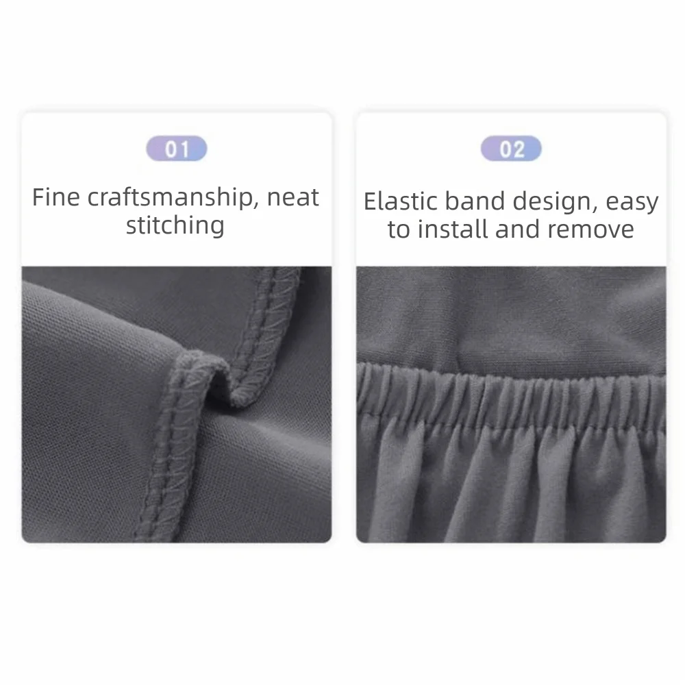 Polyester Fiber Computer Chair Covers All-Wrap High Stretch Office Chair Cover Removable Soft Desk Seat Chair Covers for Home