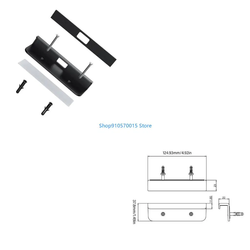 B95C Kitchen Wall Mount Bracket Easy Installation for Tablets Phones Accessory