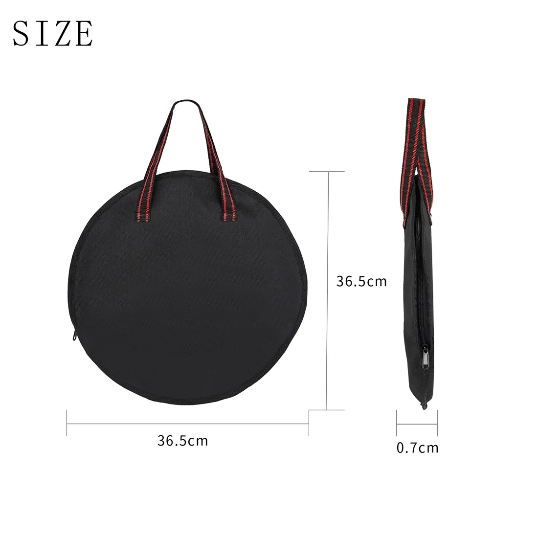 SLADE 10 Inch Dumb Drum Bag Portable Waterproof Oxford Cloth Storage Drum Bag Percussion Instrument Pack Parts & Accessories