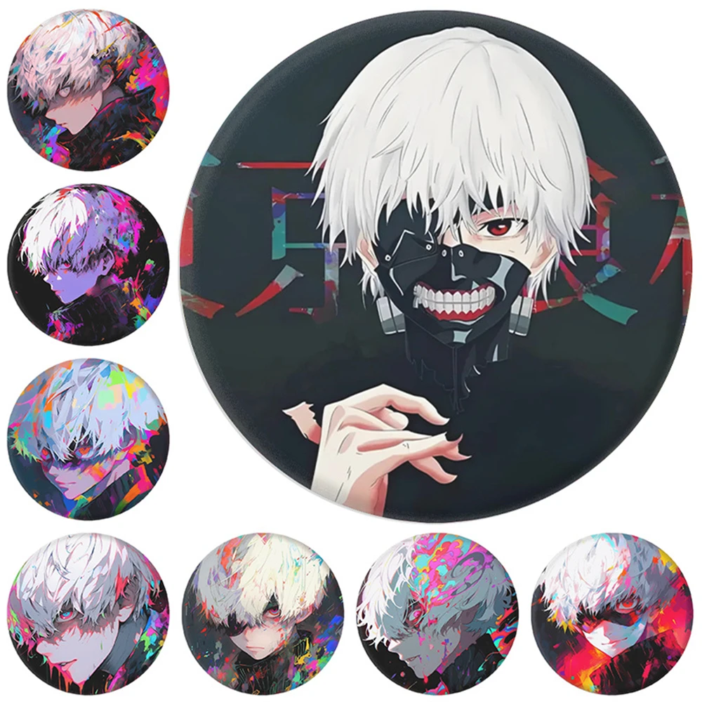 

58 мм аниме Токийский гуль ‌ Kaneki Ken Yoshimura Kuzen Косплей Костюм Значок Булавка SPTE Жесть Брошь ﻿ Опора Gilf