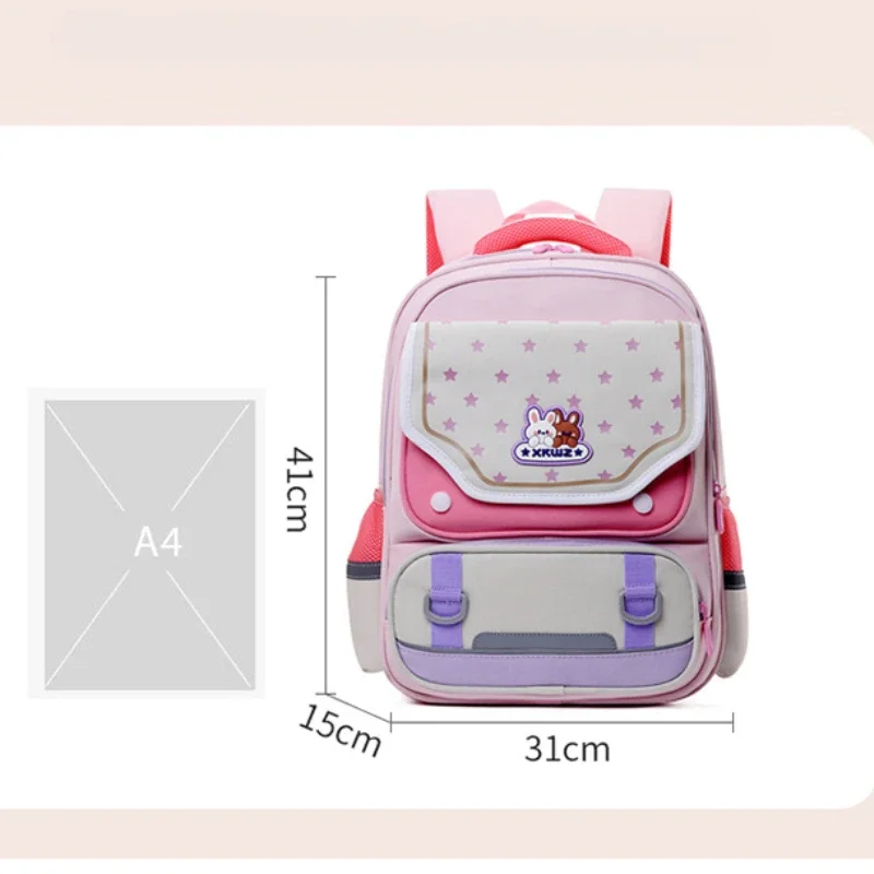 Impermeável leve mochila ortopédica, saco de escola para adolescentes estudantes, novo design saco do dia, presentes para meninos e meninas