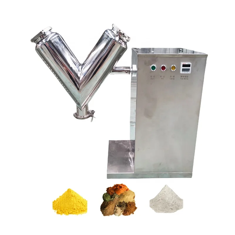 

Hot Selling Chemical Industrial Powder V Shape Mixing Machine Small Laboratory Type Powder Mixer