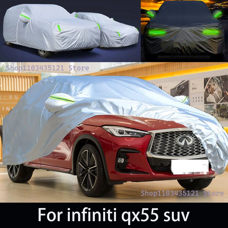 

For infiniti qx55 suv Outdoor Protection Full Car Covers Snow Cover Sunshade Waterproof Dustproof Exterior Car accessories