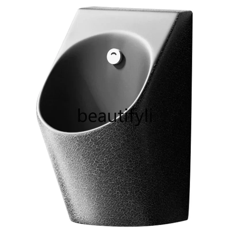 A53 Retro color wall-mounted urinal automatic induction creative hotel, ceramic urinal wall-mounted urinal