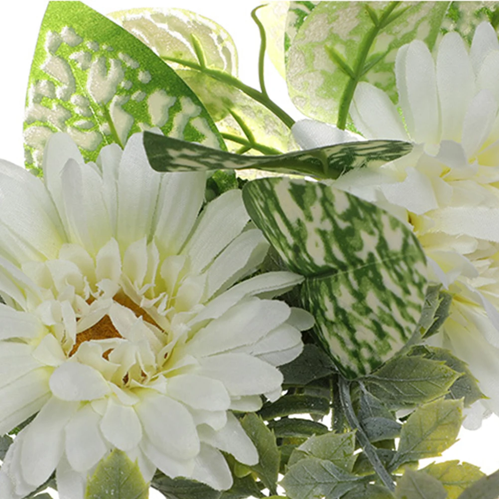 

Luxury Vintage Handheld Bridal Bouquet Round Wreath Wedding Decoration Artificial Flowers Delicate Garland For Outdoor Party