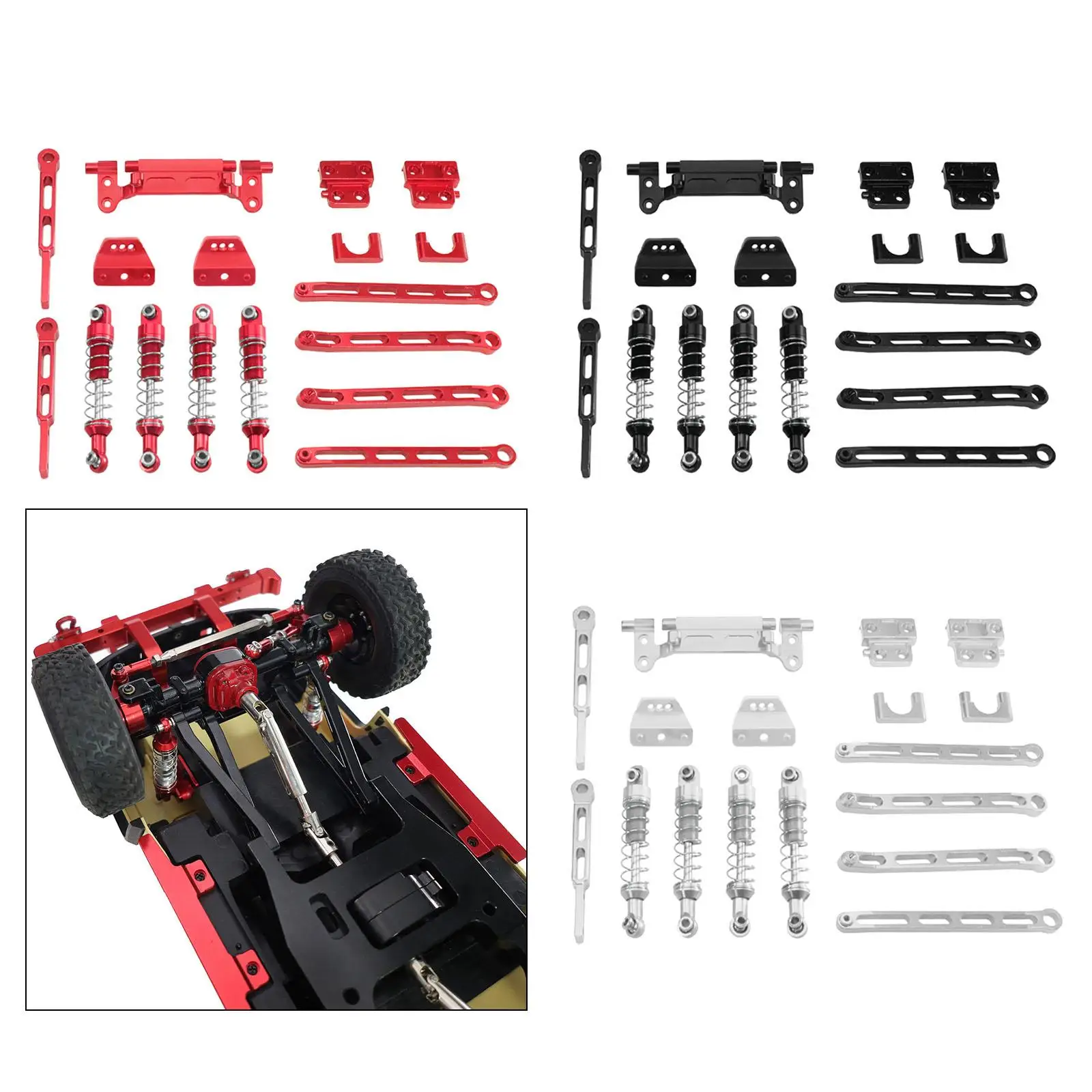 

RC амортизатор крепление DIY модифицированный профессиональный, обновленные комплекты запасные части RC для MN82Pro MN82S 1/12 модель гусеничного автомобиля