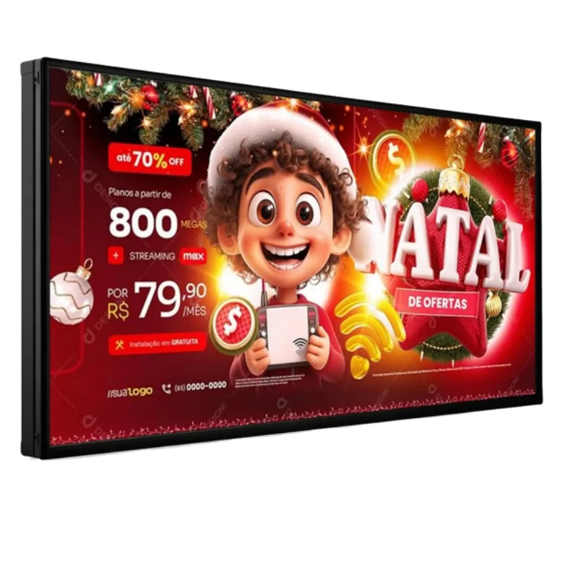 Outdoor Huge Bright LED Digital Sign Display LED Electronic Message Board WiFi Programmable P5 65''x34'' Full Color LED Display