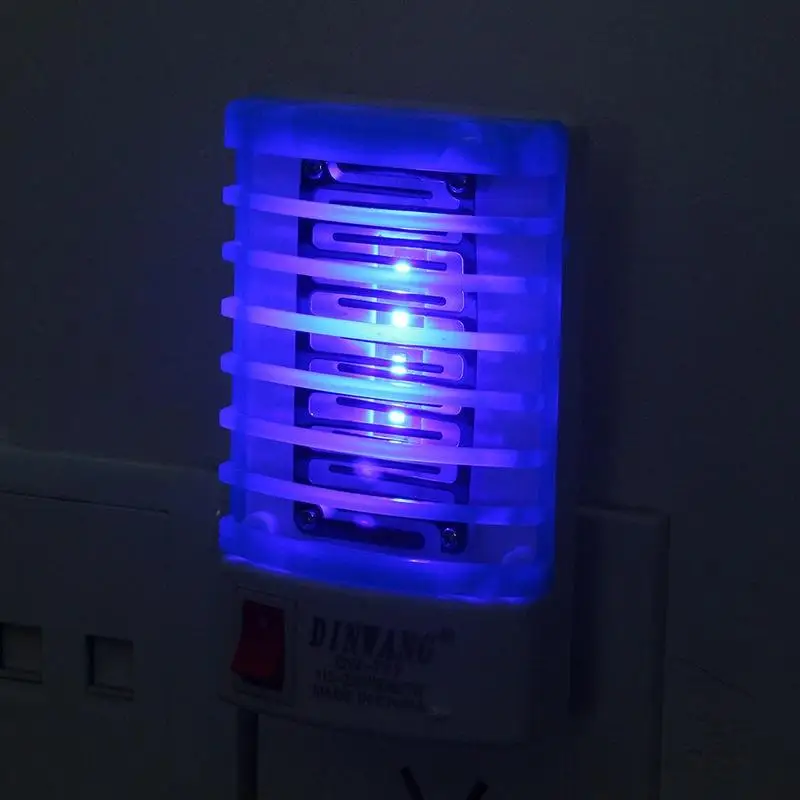 Electronic Mosquito Zapper Night Lamp Low Power Usage Safe Operation For Bedroom Home Indoor Use
