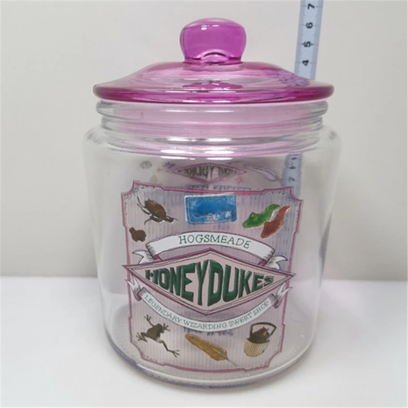 Hogwarts Honey Duker Wizard - Tarro de vidrio de gran capacidad para almacenamiento, contenedor sellado, accesorios decorativos para el hogar, hecho en China