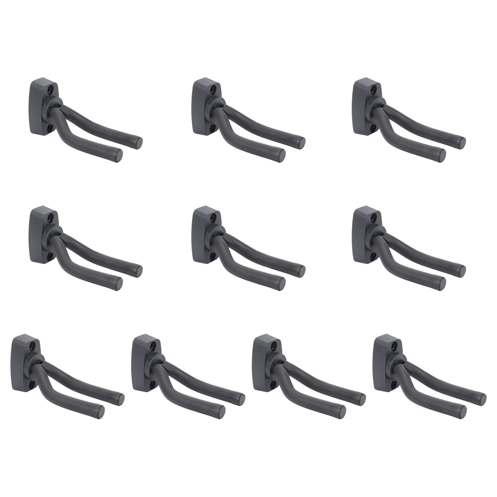 10Pcs Guitar Stand Guitar Hanger Holder Hook Rack Stand Wall Mount Home Studio Display for Guitar Bass