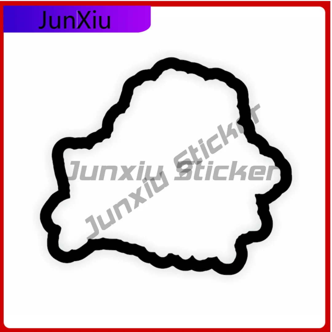 

Belarus Outline Sticker Durable Car Sticker For Motorcycle Car Weatherproof Decoration Auto Accessories Exterior Vinyl Decal