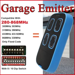 4 in 1 Multi Frequency Duplicator 280-868MHz Fixed & Rolling Code Garage Door Gate Remote Control Handheld Transmitter