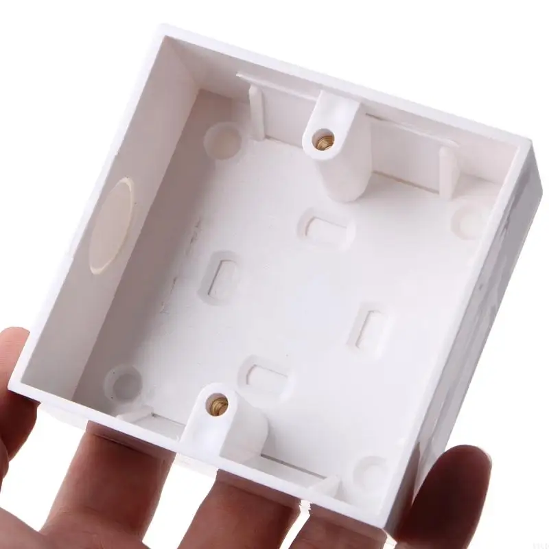 Electric Products Device Box  Mount Back Box Power Enclosure Plastic Junction Box Wall Plate Bracket Single Gang