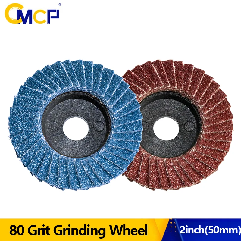 

CMCP Sanding Discs 2inch 50mm Flap Polishing Disc 80 Grit Grinding Wheel Blade for Angle Grinder Abrasive Tool Sanding Disc